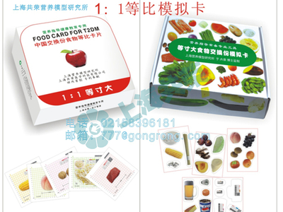 等比卡（食物交換食物1:1等寸大 ）